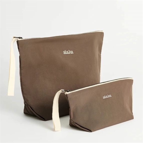 Aiayu Mini Heavy Poplin Pouch, Earth
